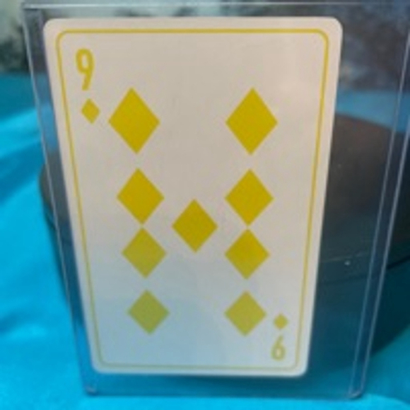 Christian Dior Collectable Playing Card Gold Nine of Diamonds - Picture 2 of 2